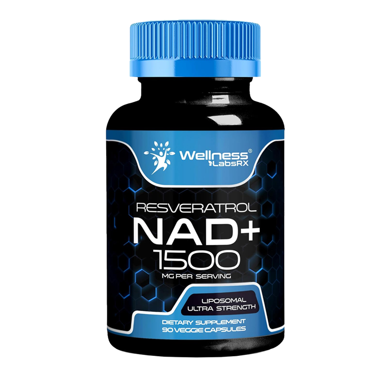 Nad+ Resveratrol 1500mg Dna Repair Mitocondrial WellnessLabsRx